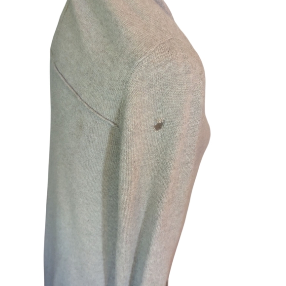 The Cashmere Project Neutral Oatmeal Soft Cashmere Sweater Duster Cardigan Sz XS - Picture 4 of 11